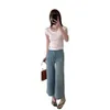 Modemikro -Design -Jeans für Frauen 2024 Sommer Neues lässiges, vielseitige, kurze Hosen