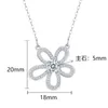 D VVS1 Gioielli di diamante Moissanite Set per donne 925 Sterling Sterling 18K Pendente a pendente a pendente a pendente Deni di orecchini