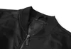 Ternos masculinos 2024 Spring Stand Up Collar de mangas compridas jaqueta de nylon para moda versátil de pocket slove de alta qualidade de alta qualidade
