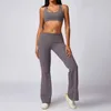 Women's Tracksuits 2 Pieces Womens Tracksuit Set Workout Clothes Sportswear Gym Clothing High Waist Leggings Long Skirt Fitness Sports Suits Y240426