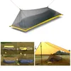 230G/260G Ultralight 1 Persoon Outdoor Camping Tent Summer Mesh Tent 40D 210T Nylon Body Binnen Tent Vent Mugo Net 3-4 Seasons 240416