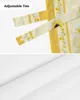 Gordijnbloem bijen Dierlijke bijenkorf Geel raam Woonkamer Keukenkast Tie-up Valance Rod Pocket