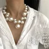 Yangliujia Pearl Collier European et American Style Personality Collier Mme Girl Travel Wedding Accessoires 240428
