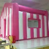 4x3m Custom Made Candy Floss tält Uppblåsbar koncession Pop Up Stand Sales Kiosk Carnival Cotton for Food/Ticket/Juice Party