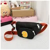 Kinder Nummer Handtuch Stickerei Fanny Bag Kinder Sport Brust Rucksäcke Taillenbeutel Jungen Mädchen Patchwork Farbe Single Schulter Casual Bag Z7945