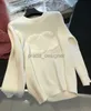 2024 Damestruien Dress Luxury Designer Sweaters Dameskanaalstijl Lange mouw Oversized gebreide pullover vrouwelijke tops Casual losse merk Embroidery C Letter Tees