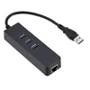 USB3.0 Gigabit Ethernet Adapter 3 Porte USB 3.0 Hub USB a RJ45 LAN Network Scheda per MacBook Mac Desktop + Caricatore Micro USB