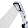 Set ZENBEFE 300 Holes Shower Head Water Saving High Pressure Rainfall Hand Hold Square Spray Nozzle Bathroom Accessories