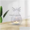 Mum Tutucular Asılı Tealight Tutucu Sıcaklığa Dayanıklı Melek Cam Küreler Çay Işıkları Düğün Centerpieces ve Drop Dh6lr için Mumlar