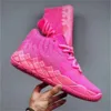 4S Lamelo Sports Buty Lamelo Ball Queen City Men Sales Purple Glimmer Różowe zielone czarne, wysokie trampki sportowe Rozmiar 7-12.5