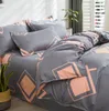 Hot selling 4pcs/set 1.5m/2m size plant cashmere duvet cover duvet cover fashion pillowcases comforter set covers 0429