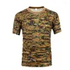Magliette da uomo camicia mimetica militare per uomo stampa 3d jungle deserto deserto t-shirt di grandi dimensioni