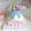 Bougies mignons en forme de coeur en forme d'anniversaire bougies de gâteaux multicolores à gâteau de gâteau pour la fête gâteau de mariage fournit des bougies d'anniversaire d240429