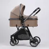 Strollers# High View Bidirectional Push-Pull Car 3-in-1 opvouwbare vierwielige reiskar luxe multifunctionele Q240429