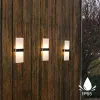 Décorations 2pcs Lumières solaires extérieures étanche lampe murale à LED vers le haut de la porte solaire lumineuse décoration de jardin