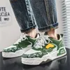 2024 Hot sale casual shoes white black dark green grey mens business shoes breathable sports sneakers size39-44 GAI