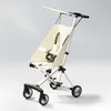 Barnvagnar# Ultra Compact Lightweight Wagon Lämplig för spädbarn och små barnfickor med andningsbart tyg Q240429