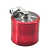 Arts and Crafts Tobacco Grinder 50 mm 4Layers Zicn Alloy Hand Crank Grinders Metal for Herbs Herbal Trop Drop Livrot Home Garden Dhs7p