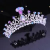 Tiaras Handmade Fish Tail Shell Starfish Flower Crystal Pearl Tiara Crown Girls Princess Wedding Party Hair Dress Accessories