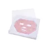 Natural Rose Quartz Face Jade Mask Cold Therapy Beauty Tool Pink Crystal Jade Eye Mask Gouache Stone Face Spa Crystal Massager 240416