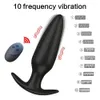 Dildo Vibrator Prostaatmassage Vibrerende buttplugs Draadloos afstandsbediening Anale plug G-spot Stimulator Sekspeeltjes voor man/ vrouw M0OH