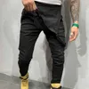 Men's Pants Mens jeans denim Dungary bib mens jumpsuit cargo work pants Trousers plus size mens casual motorcycle pants J240429