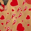 Wandaufkleber Boden Valentinstag Layout Überraschungsstraße Familie Aufkleber Dekoration Pegatinas de Pared