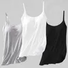 Women's Tanks Camis Women Camisoles Summer Girl Sexy Strap Cotton Sleless Thin Camisole Vest Solid Top Simple Base Vest Tops Fe Undies d240427