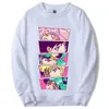 Herrtröjor tröjor Sailor Moon hoodie män kvinnor anime tjej grafisk tröja avslappnad överdimensionerade tröjor lösa nya mode harajuku streetwear d240429