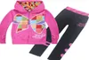 JoJo Siwa Clothes Sets 412T Kids Girls Zipper Calça Ponta Peda