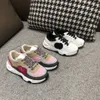 Big Little Kids Sneakers Designer Shoes 2024 Luxury Boys Girls Tweed Wool Mesh Trainers Sport Casual Shoe Running Shoes New Trainer With Box Runner Loafers 26-35 Storlek