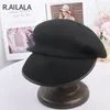 Fedora di alta qualità casual sboy berretto da berretto retrò cappello ottagonale selvatico cappelli Ivy vintage Gorras Gatsby Flat Hat Women Visor Cap 240426