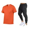 Suits-survêtement masculins 2024 Cosu de combinaison d'été Brand T-shirt à manches courtes T-shirt Pantalons 2 pièces Pantalons de sport de jogging Pantalons sportifs