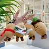 Keychains créatifs mignons en peluche de pomme de terre porte-clés de portefeuille drôle de légume jouet kawaii sac pendentif accessoires de clés cadeau pour garçons filles