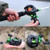 Akcesoria Sougayilang Fishing Reel 7.2: 1 Współczynnik przekładni Max Drag 10 kg Baitcasting Reel z aluminiową szpulą dla pesca słodkowodnej luya