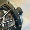 Designer Mechanical Watches Luxury Men's Watches Sports Watches Series RM 06-01 Automatisk mekanisk klocka Swiss World Famous Watch Person Billionaire Entry Ticket