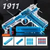 Pistolets pour enfants pour enfants pistolet pistolet soft simulation boy girl pistol 1911 glow-in-the sombre gun gun cadeau familial jeux t240428