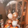 Party Decoration 10st 10-24 tum stor bobo ballong transparent stor för födelsedag bröllop baby dusch juldekor