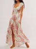 Женское рукав для рукава мини-платье повседневное цветочное принт без спинки корсет платье для вечеринки для пляжного коктейля летняя уличная одежда S-XL 240419
