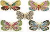 Gioielli di moda Oneckoha colorati di strass per lettere di farfalla con altura in lega di abbigliamento per spille smaltato per spillo per animali 6858181