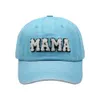 Neue gestickte Briefe Mama Mini Eltern-Kind-Baseball-Mütze Muttertag Kindertag Peaked Cap