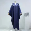 Abayas musulmanes Smocking Sleeve Out Kaftans Femmes Jilbabs Cardigan Mabillage Islamic Vêtements Dubaï Saudi Robe Turc 240428