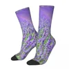 Skarpetki dla kobiet lawendowe pola na zawsze zima dunkella Plant Vera Vera Stockings Fashion Custom Outdoor Non-Slip