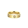 Sense Promise of Love Design Ring 2024 Nieuwe beroemdheid Diamond Dames Non Fading Paar Hoog met Cart Originele ringen
