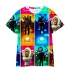 T-shirts Populära spel Skibidi Toalett T-shirt Childrens 3D-tryck T-shirt pojkar anime högtalare t-shirt barnkläder flickor kort ärm topl2404