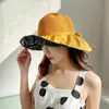 Chapeaux à bord large chapeau seau de seau pour femmes Fashion extérieur du soleil