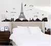 Autocollants muraux Kakuder Eiffel Tower Autocollant PVC décor amovible Mural Decal Adesivo de Parede Salle Decoration Drop Ship 2024