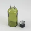 Bouteilles de rangement Bouteille d'huile d'olive 50 ml Propulseur en verre Vide sérum Continier cosmétique en gros