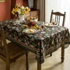 Tovaglia marocchino tovaglia impermeabile per rughe per rughe libere, cucina da cucina tavolo da tavolo da tavolo da tavolo per decorazioni per la cena da picnic da picnic 55 x 70 pollici