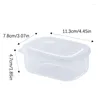 Storage Bags Fridge Containers Food Box With Lid Stackable Organizer For Freezer Desk Kitchen Eggs Fruit And